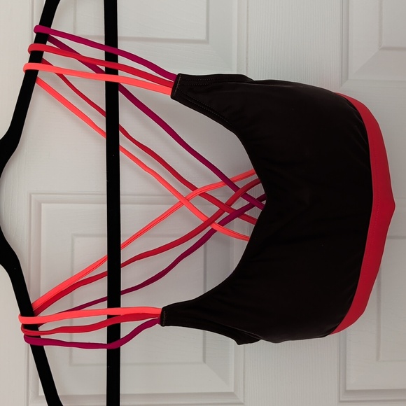 NWT prAna Bikini 2-Piece Bathing/Swim Suit Women's Medium Espresso Brown NEW - Picture 3 of 6